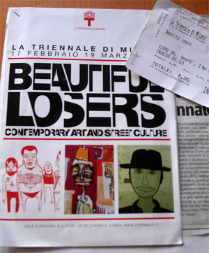 La visita alla Mostra Beautiful Losers alla Triennale di MI La visita alla Mostra Beautiful Losers alla Triennale di MI