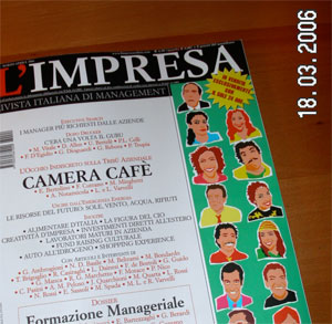 La copertina del numero odierno dell'Impresa allegato al Sole 24 Ore